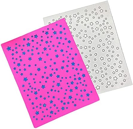 Stars Background Cutting Dies, Five Pointed Stars Die Cuts Metal Embossing - Image 4