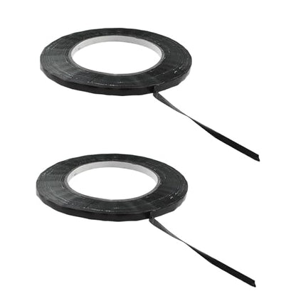 HAHIYO Black 0.25Inch Wide Floral Tape Waterproof Florist Tape Flower Wrap by HAHIYO