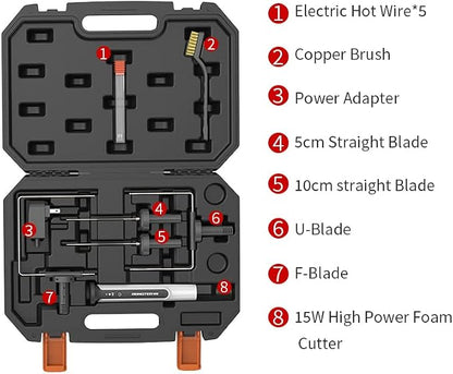 4 in 1 Hot Wire Electric Foam Cutter Kit, Styrofoam Cutting Tool 15W/ 6V - Image 7