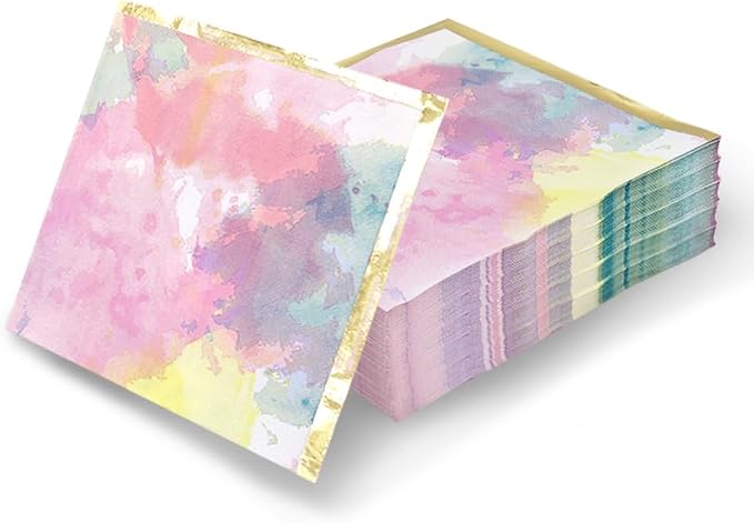 80-Pack Napkins Disposable Paper Towel Cocktail Dinner Party Decoration by Unknown
