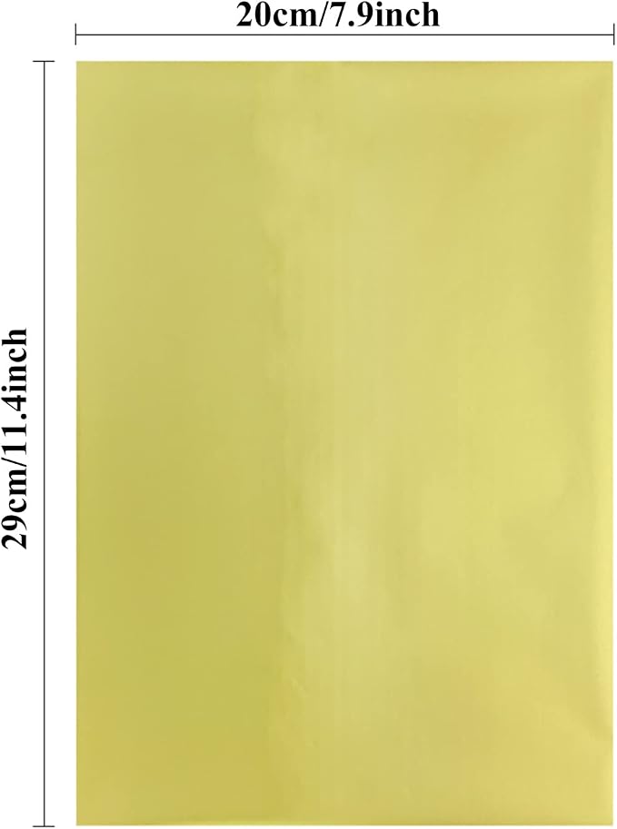 Briartw 20x29cm Hot Foil Paper 50 Sheets Pack Toner Reactive Foil Hot Stamping - Image 2
