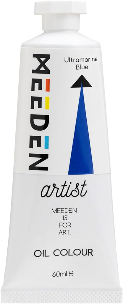 MEEDEN Artist Grade Oil Paint: Ultramarine Blue - 60ml/2oz Tube - Professional by MEEDEN