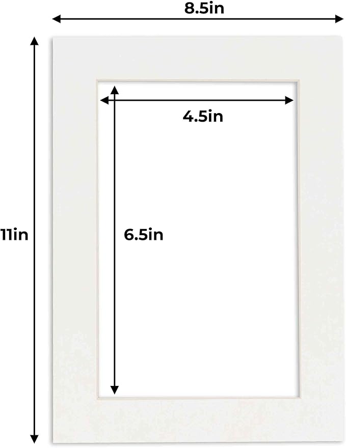 5x7 Mat for 8.5x11 Frame - Image 3