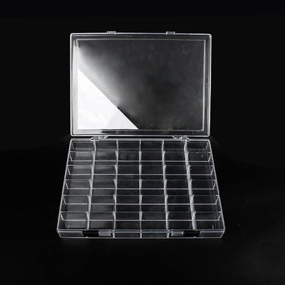 36 Grids Clear Plastic Organizer Box, Craft Storage Container - Image 3