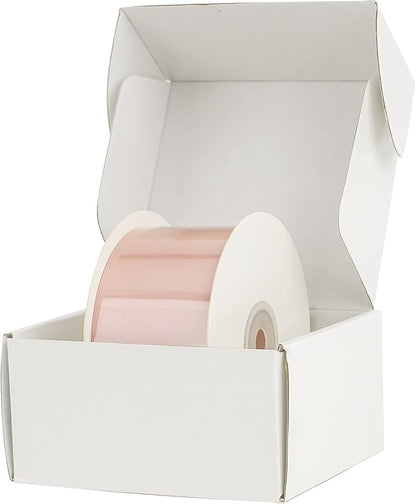 HUIHUANG Rose Gold Pink Ribbon for Wedding, Dress Chair Sashes, Invitations Card - Image 7