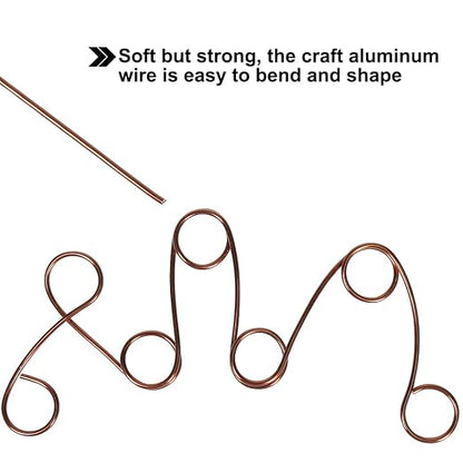 Tenn Well 9 Gauge Aluminum Wire, 50 Feet 3mm Bendable Craft Wire - Image 3