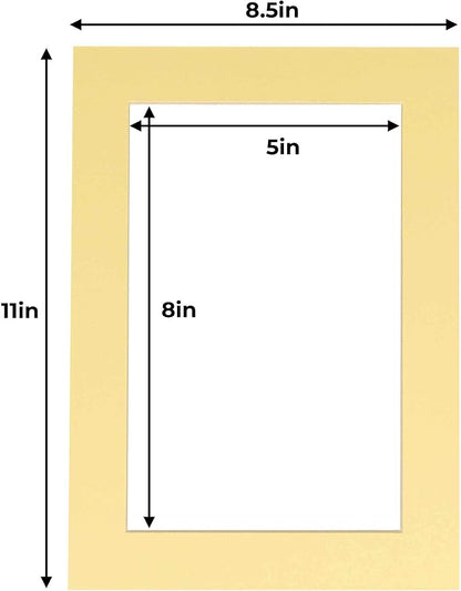 5.5x8.5 Mat for 8.5x11 Frame - Image 3