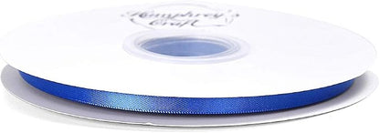 Humphrey's Craft 1/4 Inch Royal Blue Double Faced Satin Ribbon - Image 3