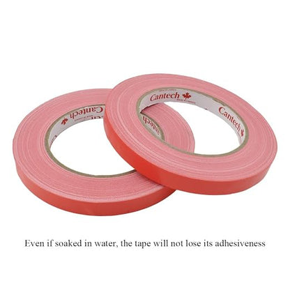 HAHIYO Red 0.5Inch Wide Floral Tape, Waterproof Florist Tape Flower Wrap - Image 4