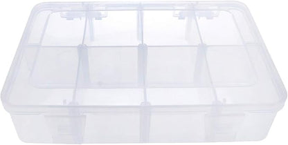 Xiaoyztan Clear Plastic Organizer, 12 Grids - Image 6
