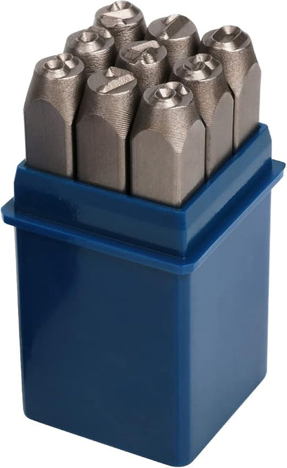 YKLP 1/4" Metal Number Stamps Set, 6mm Steel Number Punch DIY Tool - Image 6
