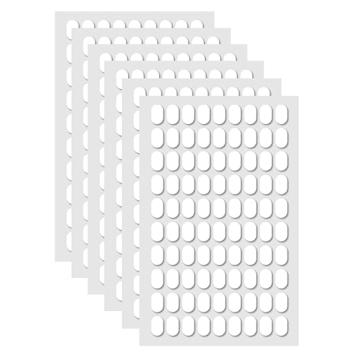 540 Pcs Sticky Tack Poster Stickers, Double Sided Sticky Round Clear Stickers by Unknown