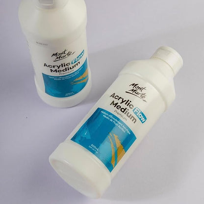 Mont Marte Premium Acrylic Flow Medium 16.9oz - Image 3