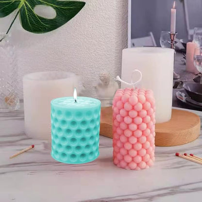 Navani Cylinder Candle Molds, Candle Molds Cylinder Light Resin Mold - Image 8