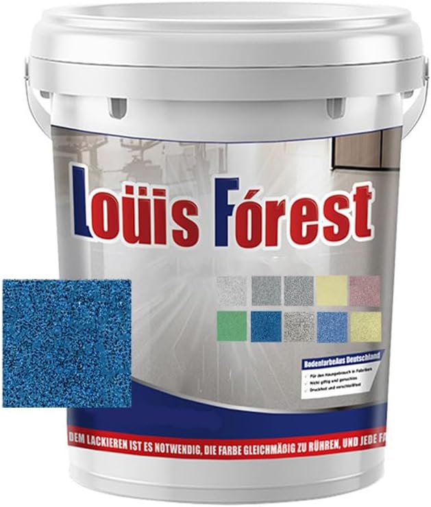 Louis Forest Epoxy Floor Paint, High-Gloss Marble Effect Epoxy Floor Coating by Unknown