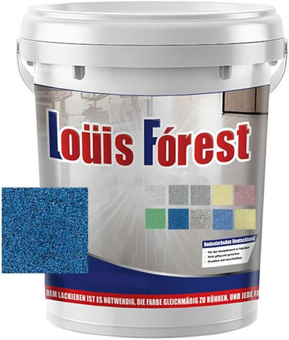 Louis Forest Epoxy Floor Paint, High-Gloss Marble Effect Epoxy Floor Coating by Unknown