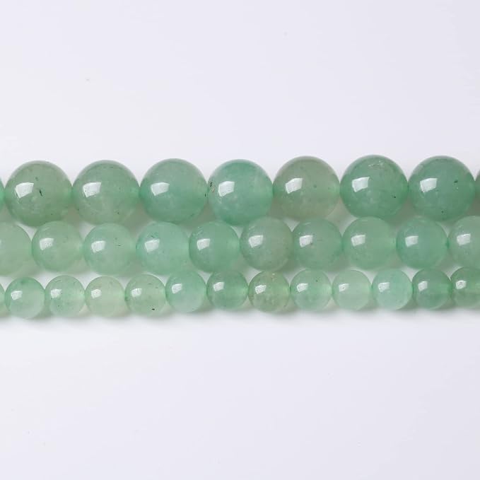60PCS 6MM Natural Green Aventurine Stone Beads Energy Healing Beads - Image 2