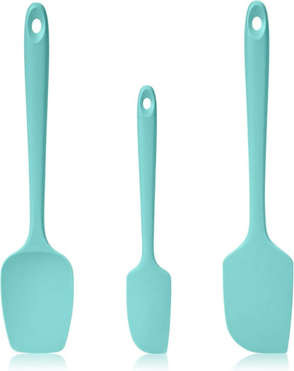 600ºF Heat Resistant Spatulas, High Heat Food Safe Semless Kitchen Silicone by Lilybeam