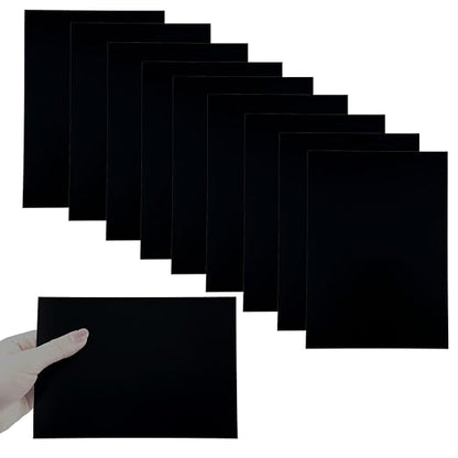10Pcs Black Anodized Aluminum Sheet 5" x 7" x 1/32" Corrosion-Resistant Metal by HXymxkeqi