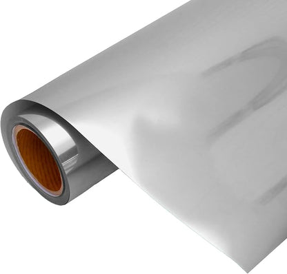 3 Yard x 20" Wide Roll Threadart Metallic Silver Heat Transfer Vinyl Film | by ThreadArt