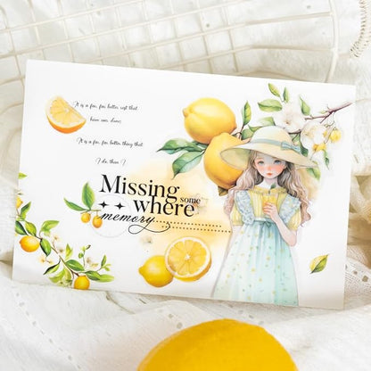 60 Pcs Large Garden-Inspired PET Stickers, Fruit-Themed - Image 5