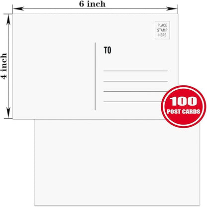 4x6 Blank Postcards for Mailing, Thick Cardstock, Thank You, Invitations & DIY - Image 2