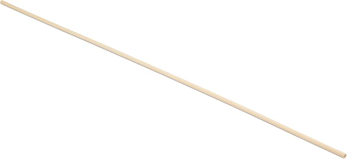 Dowel Rods Wood Sticks Wooden Dowel Rods 3/16 x 24 Inch Unfinished Hardwood - Image 3