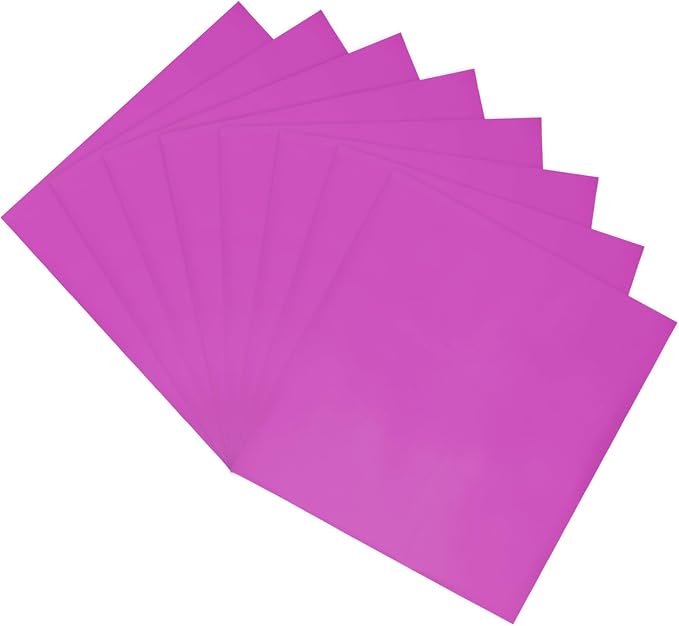 MECCANIXITY 50 Pack Toner Reactive Foil, Deco Foil Transfer Sheets 8.5"x11" A4 by MECCANIXITY