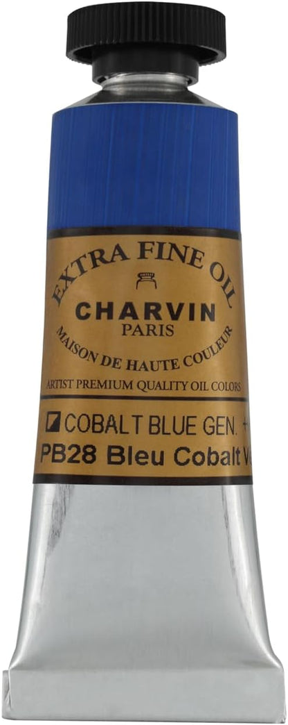 Charvin Extra Fine Oil Paint, Cobalt Blue Genuine 20 ml - Image 2