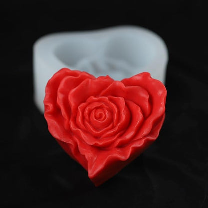 3.5 inch Rose Flower Mold Handmade Rose Soap Mold Peony Silicone Mold - Image 2