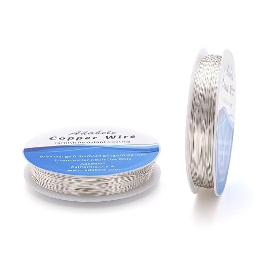 Adabele 295 Feet Premium Tarnish Resistant Round Jewelry Wire Copper Beading - Image 2