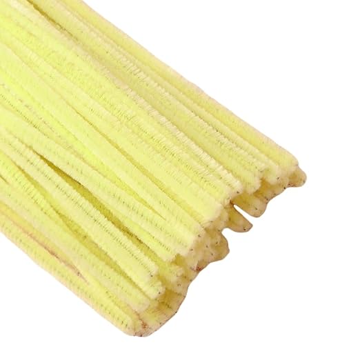 100 Pieces Pipe Cleaners Chenille Stem, Pastel Candy Color Pipe Cleaners Set - Image 3