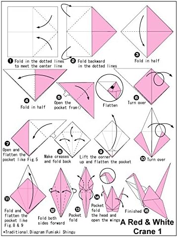 Opret Origami Paper Large, 100 Sheets 20x20cm / 8 inch Large Origami Paper 50 - Image 4