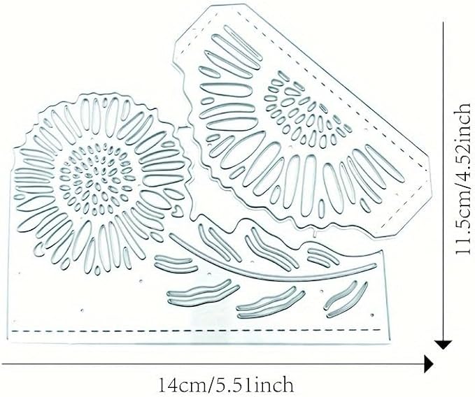 Lapoo Metal Cutting Die for Scrapbooking, 3D Backgrounds Frame New Cutting Dies - Image 3