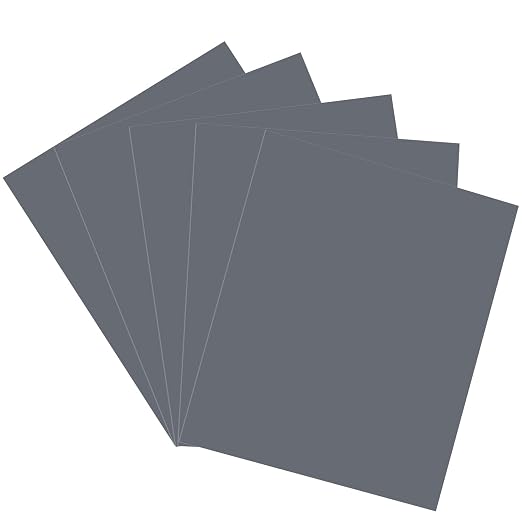 5000 Grit Sandpaper, 9 x 11 Inch Wet Dry Sand Paper Hand Abrasive Sanding Sheets by Shineboc