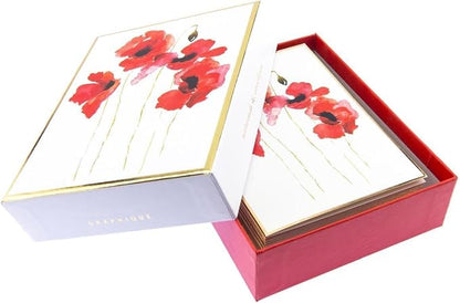 Graphique Watercolor Flowers Greeting Cards | 20 Pack | All Occasion Blank Note - Image 2