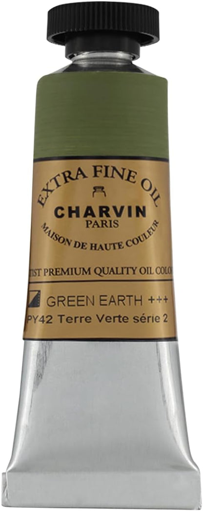 Charvin Extra Fine Oil Paint, Rich Texture, Poppy Oil-Based, Light-Fast - Image 2