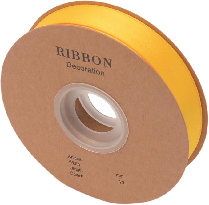 Double Side Satin Ribbon, Continuous 20 Yards, Use by Unknown