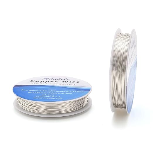 Adabele 131 Feet Premium Tarnish Resistant Round Jewelry Wire Copper Beading by AdabeleLLC