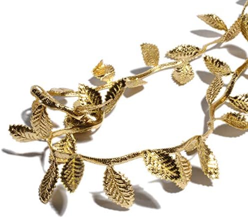 BASOKAN Gold Leaves Leaf Ribbon Trim Rope - Image 2