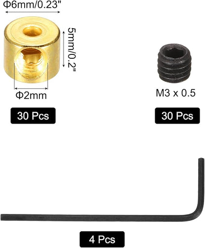 MECCANIXITY 30 Pcs Metal Locking Pin Backs, Locking Pin Keepers Locking Clasp - Image 2