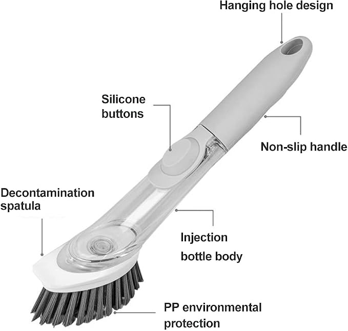 Soap Dispensing Dish Brush - Image 3