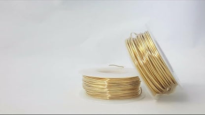 18 Gauge, Jeweler's Brass Wire, Round Dead Soft CDA #230 Alloy Jewelry Grade - - Image 2