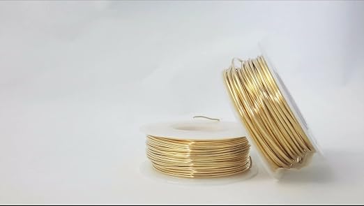 16 Gauge, Jeweler's Brass Wire, Round Dead Soft CDA #230 Alloy Jewelry Grade - - Image 3