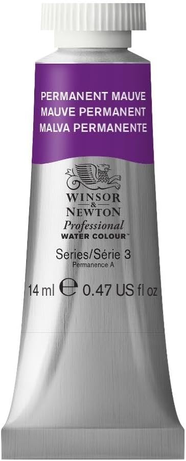 Winsor & Newton Professional Water Colour Paint, 0.47-oz Tube, Permanent Mauve by WinsorNewton