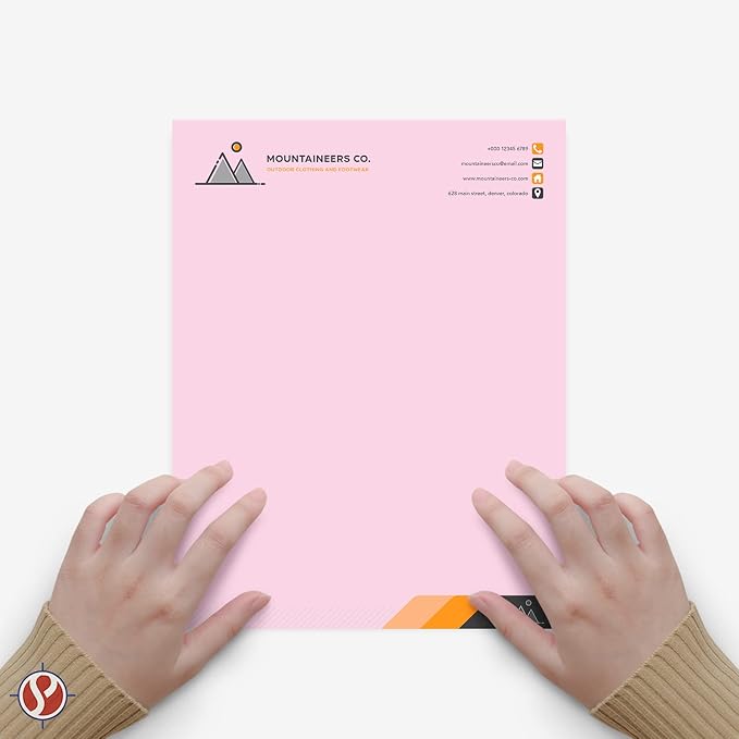 8.5 x 11" Ultra Pink Color Paper Smooth, - Image 3