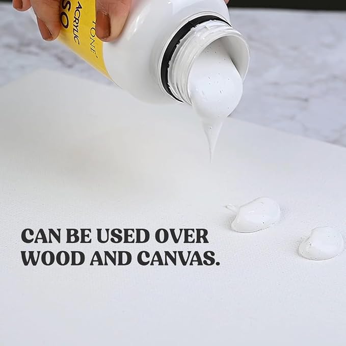 GRANOTONE Acrylic Gesso Water Base | Matte Finish | Interior/Exterior Use | - Image 4