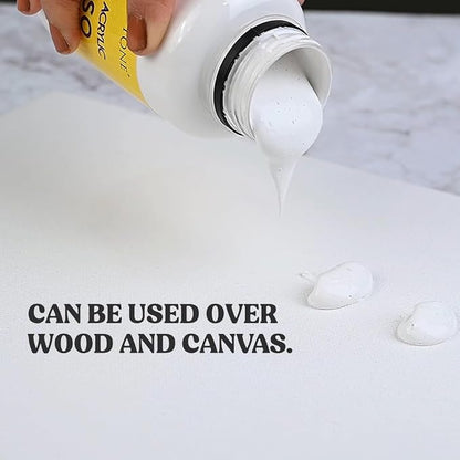 GRANOTONE Acrylic Gesso Water Base | Matte Finish | Interior/Exterior Use | - Image 4