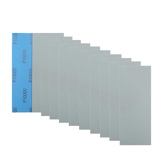 20Pcs 9 x 3.6 Inchs 10000 Grit Wet and Dry Handmade Universal Sanding Sheets by BuyTueascallkproductsnow
