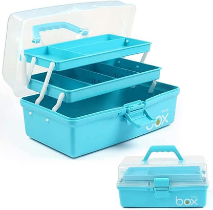 12in Three-Layer Multipurpose Storage Box Organizer Folding Tool Box/Art & by Focusonefficientstorage